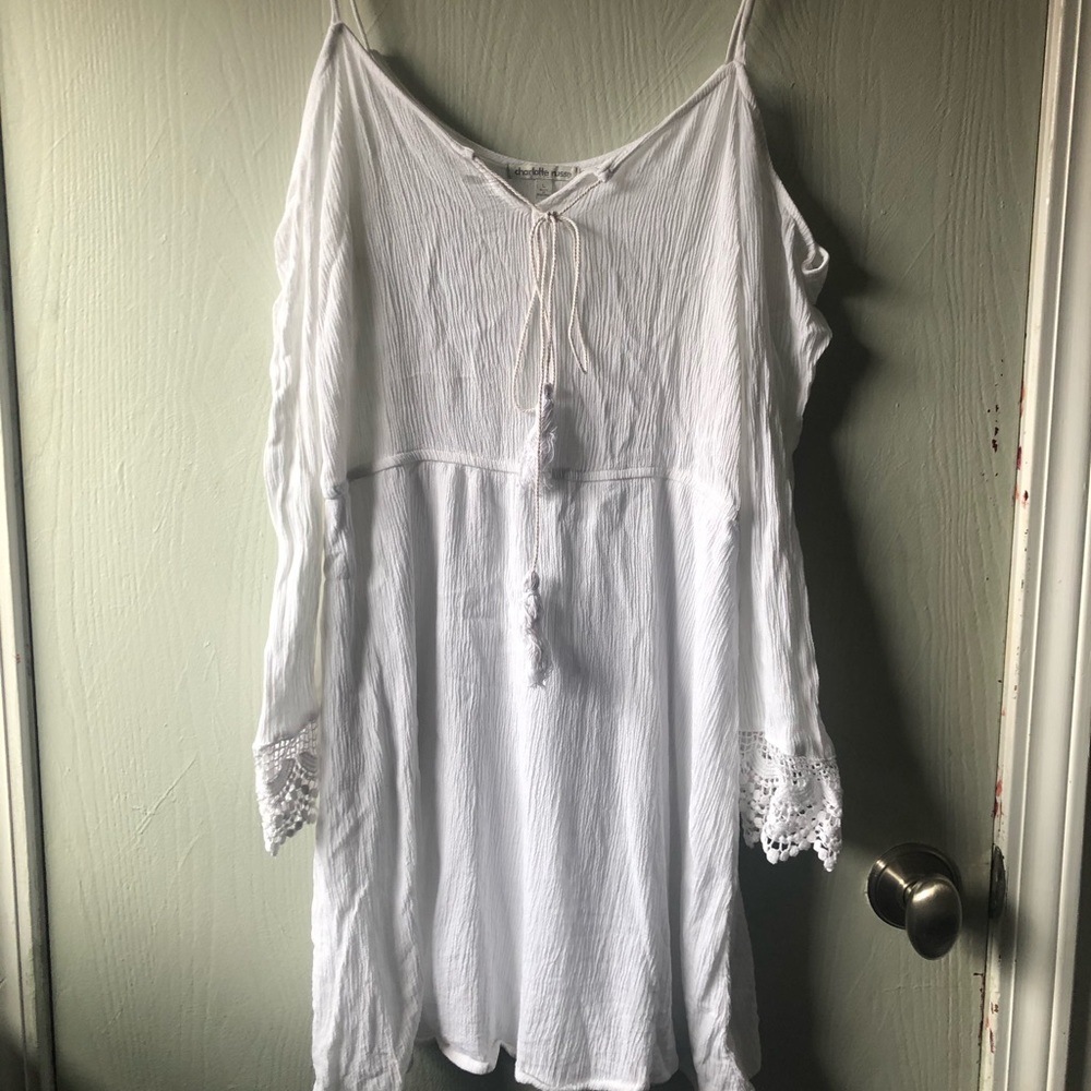 White Boho Dress